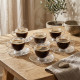 Coffee Cup and Saucer Set - 12 Pcs